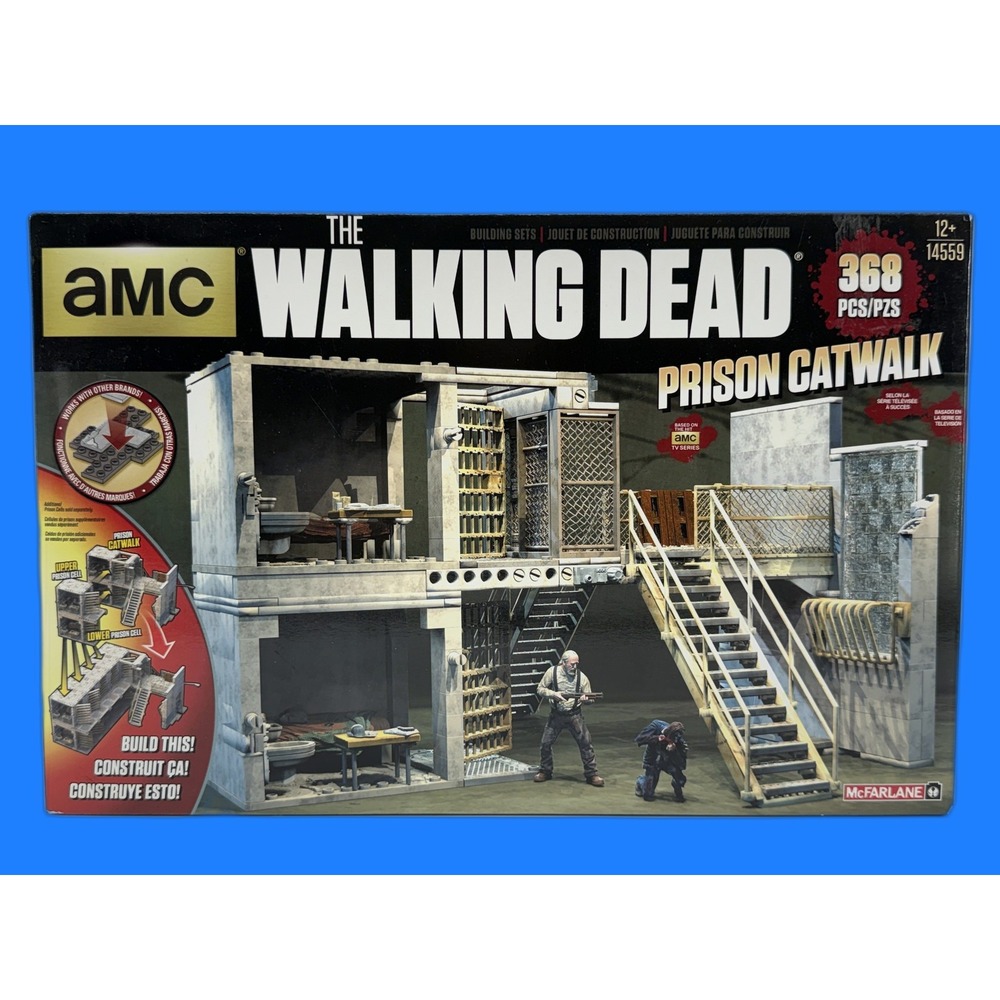 McFarlane Toys The Walking Dead Prison Catwalk Building Set